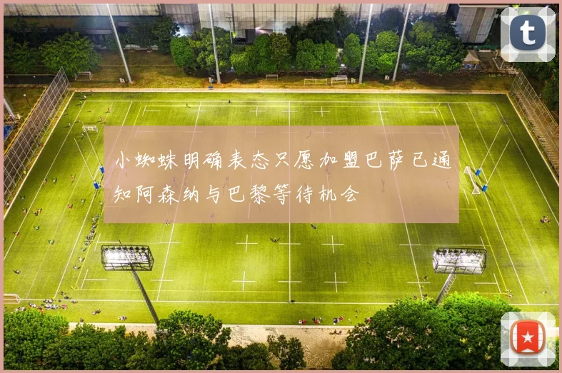 小蜘蛛明确表态只愿加盟巴萨已通知阿森纳与巴黎等待机会